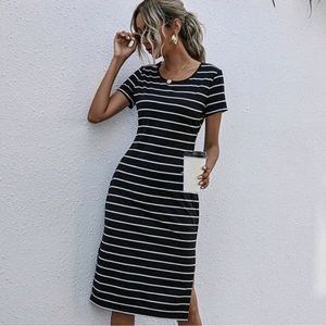 Striped T-shirt Dress